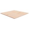 vidaXL firkantet bordplade 90x90x1,5 cm ubehandlet massivt egetr&aelig;