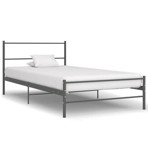 vidaXL sengestel 90 x 200 cm metal gr&aring;