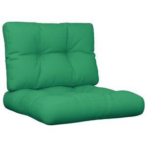 vidaXL pallehynder 2 stk. stof gr&oslash;n