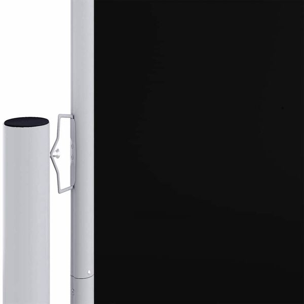 vidaXL sammenrullelig sidemarkise 200x1000 cm sort