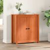 vidaXL Sideboard Voks brun 70 x 35 x 80 cm Massiv fyrretr&aelig;