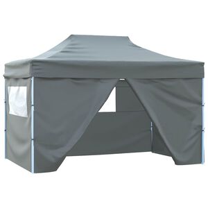 vidaXL Party Tent Antracit 291 x 431 x 315 cm Oxford stof
