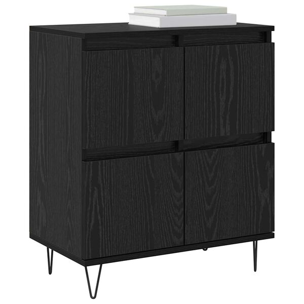 vidaXL Sideboard Sort eg 60 x 35 x 70 cm