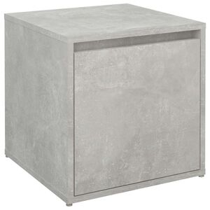 vidaXL opbevaringsskab 40,5x40x40 cm konstrueret tr&aelig; betongr&aring;