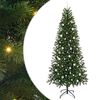 vidaXL Kunstigt juletr&aelig; med 300 LED'er Gr&oslash;n 240 cm PE og PVC