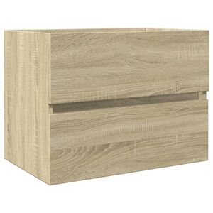 vidaXL vaskeskab 60x38,5x45 cm konstrueret tr&aelig; sonoma-eg