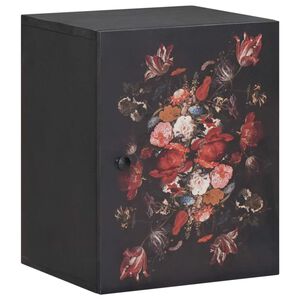 vidaXL H&aelig;ngeskab med d&oslash;r Flerfarvet 38 x 33,5 x 48 cm Massivt mangotr&aelig;