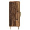 vidaXL Sideboard Gammelt træ 34 x 34.5 x 90 cm Konstrueret træ