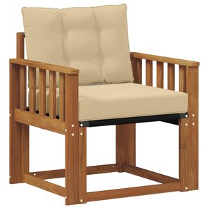 vidaXL Udend&oslash;rs sofa Massivt Akacietr&aelig; Naturfarvet