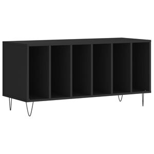 vidaXL vinylskab 100x38x48 cm konstrueret tr&aelig; sort