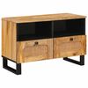 vidaXL TV-skab med skuffe Brun 70 x 33 x 46 cm Massivt mangotr&aelig;