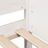 vidaXL sengeramme uden madras 90x190 cm massivt fyrretr&aelig; hvid