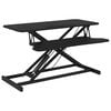 vidaXL justerbart skrivebord 90x40x(13-50) cm st&aring;l konstrueret tr&aelig;