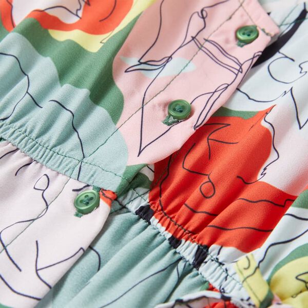 Kjole til børn str. 116 grøn