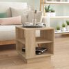vidaXL sofabord 40x40x43 cm konstrueret tr&aelig; sonoma-eg