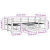vidaXL Udend&oslash;rs sofagruppe 7 pcs Naturfarvet Massivt Akacietr&aelig;