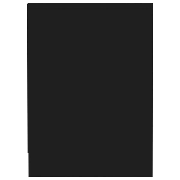 vidaXL tv-bord 102x37,5x52,5 cm konstrueret tr&aelig; sort