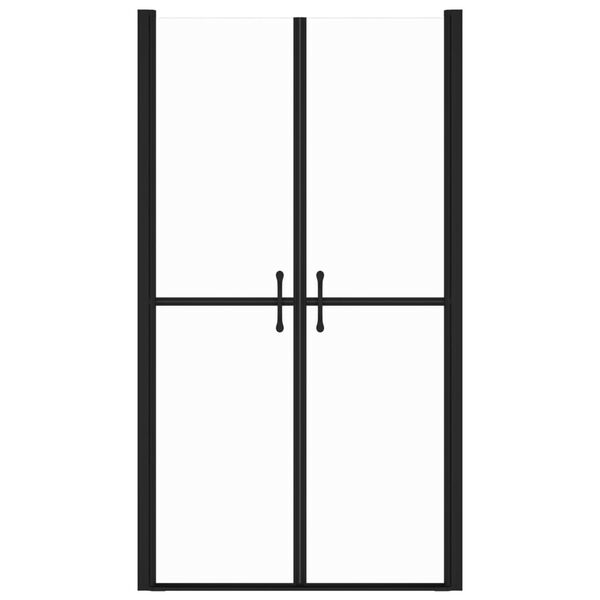 vidaXL brusedør (78-81)x190 cm klart sikkerhedsglas