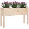 vidaXL plantekasse 110x31x70 cm massivt fyrretræ