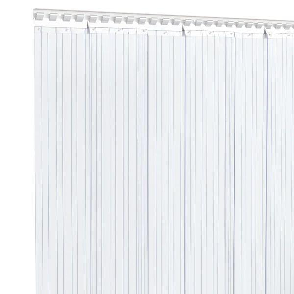 vidaXL b&aelig;ndelgardin 200 mm x 1,6 mm 50 m PVC transparent