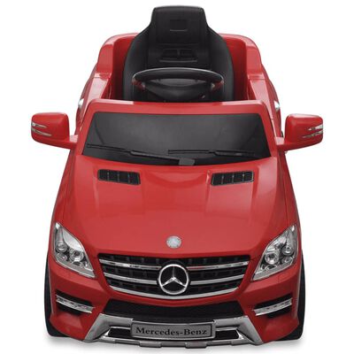 Elektrisk ride-on bil, Mercedes Benz ML350, rød, 6 V, m/fjernbetjening