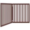 vidaXL hundel&aring;ge 2 paneler 160 cm foldbar poppeltr&aelig; brun