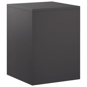 vidaXL Planteholder Sort 30 x 30 x 40 cm St&aring;l
