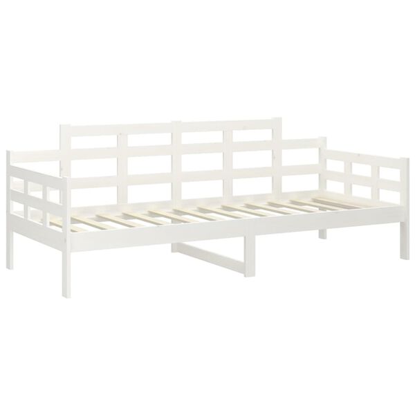 vidaXL daybed 80x200 cm massivt fyrretr&aelig; hvid
