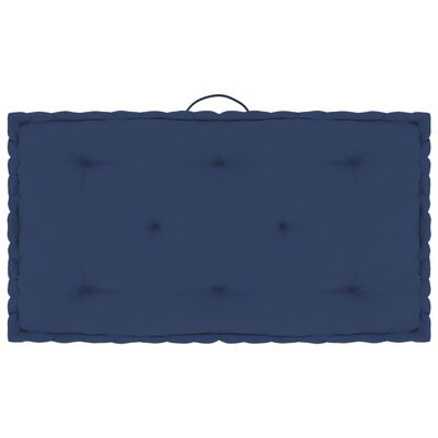 vidaXL pallehynder 7 stk. bomuld lys marineblå