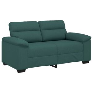 vidaXL 2-personers sofa 120 cm stof m&oslash;rkegr&oslash;n