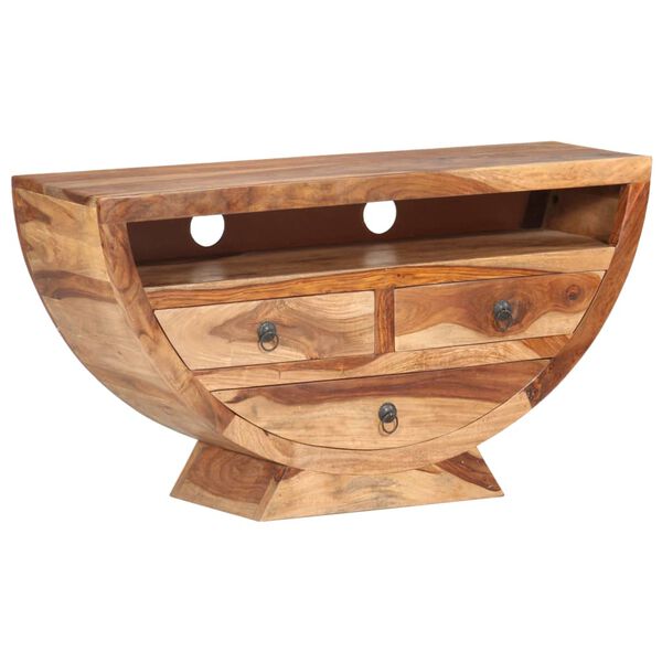 vidaXL tv-bord 100 x 30 x 52 cm massivt akacietræ