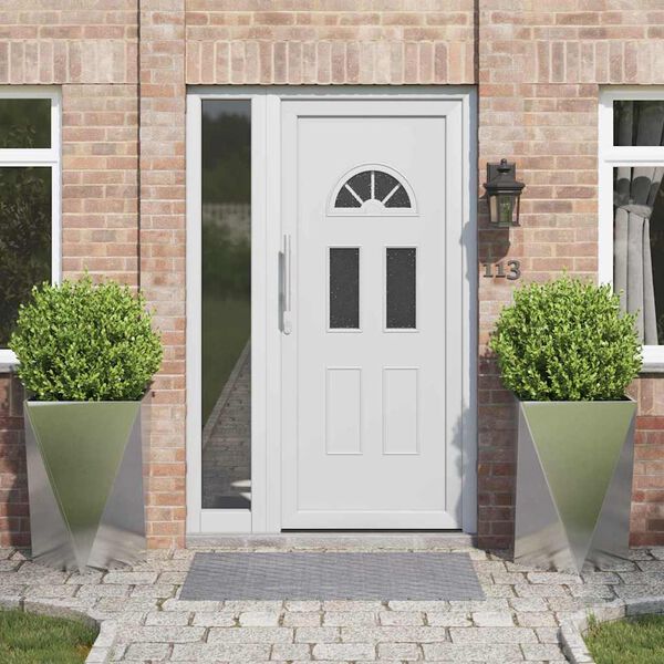 vidaXL Plantekasse 2 pcs S&oslash;lv 50 x 50 x 75 cm Rustfrit st&aring;l