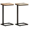 vidaXL sideborde 2 stk. 31,5x24,5x64,5 cm massivt genbrugstr&aelig;