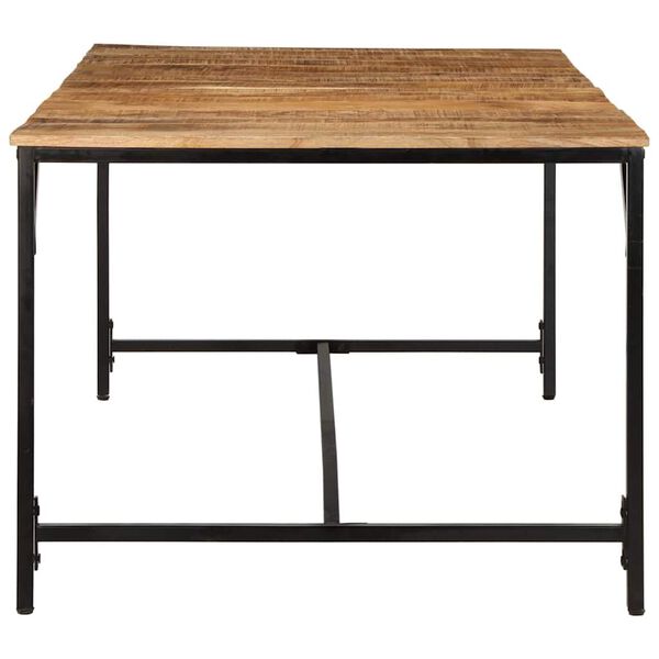 vidaXL spisebord 200x100x75 cm massivt ru mangotr&aelig;