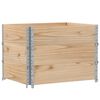 vidaXL pallerammer 3 stk. 80x60 cm massivt fyrretr&aelig;