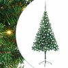 vidaXL kunstigt juletr&aelig; med lys og kugles&aelig;t 180 cm 564 grene