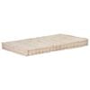 vidaXL hynde til pallesofa 120x80x10 cm bomuld beige