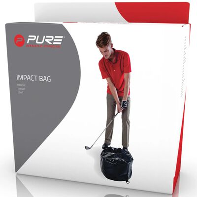 Pure2Improve impact bag til golf 23x8x25 cm sort P2I641700