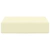 vidaXL Udend&oslash;rs S&aelig;depude Creme 40 x 40 x 8 cm 100% polyester