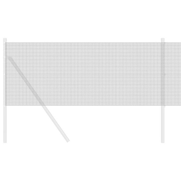 vidaXL Svejset Tr&aring;dhegn Gr&aring; 0.6 x 100 m