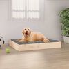vidaXL hundeseng 71,5x54x9 cm massivt fyrretr&aelig;