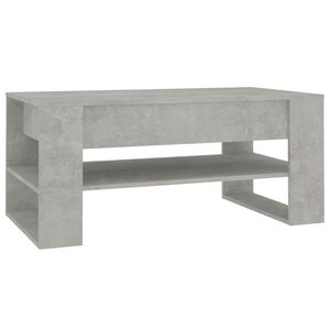 vidaXL sofabord 102x55x45 cm konstrueret tr&aelig; betongr&aring;