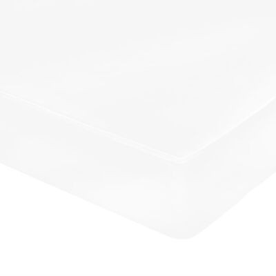 vidaXL daybed med madras og USB 90x200 cm stof cremefarvet