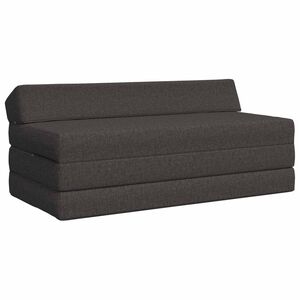 vidaXL Samlebar Sofa Seng M&oslash;rkegr&aring; 120 x 60 x 49 cm Stof