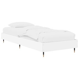 vidaXL Sengestel Hvid 80 x 200 cm Konstrueret tr&aelig;