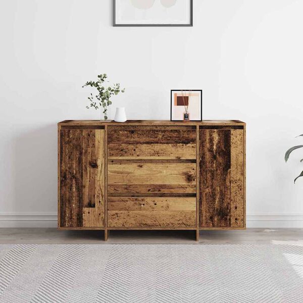 vidaXL Sideboard Gammelt tr&aelig; 120 x 41 x 75 cm Konstrueret tr&aelig;