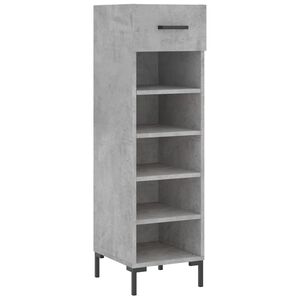 vidaXL skoreol 30x35x105 cm konstrueret tr&aelig; betongr&aring;