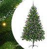 vidaXL Juletr&aelig; med 300 LED'er med stativ Gr&oslash;n 180 cm PE