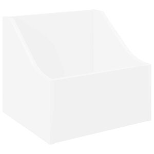 vidaXL LP plade&aelig;ske Hvid 37 x 33 x 32 cm Konstrueret tr&aelig;