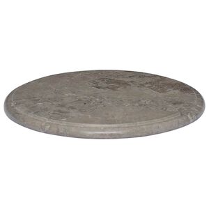 vidaXL bordplade &Oslash;40x2,5 cm marmor gr&aring;